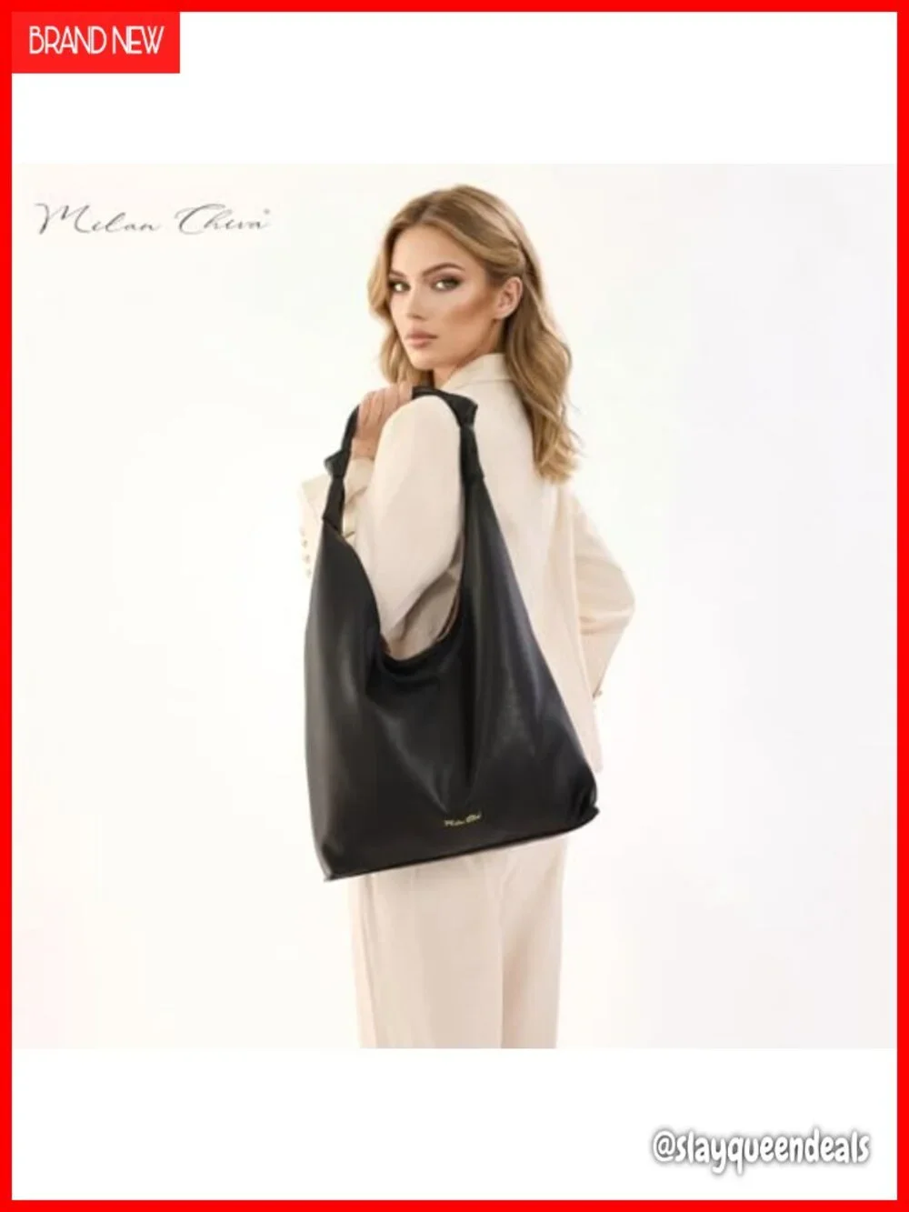 Elegant Soft Vegan Leather Hobo Tote for Women, Handbag Shoulder Bag